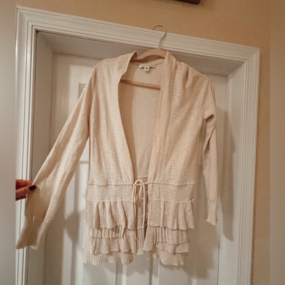 Banana Republic xs frill cardigan